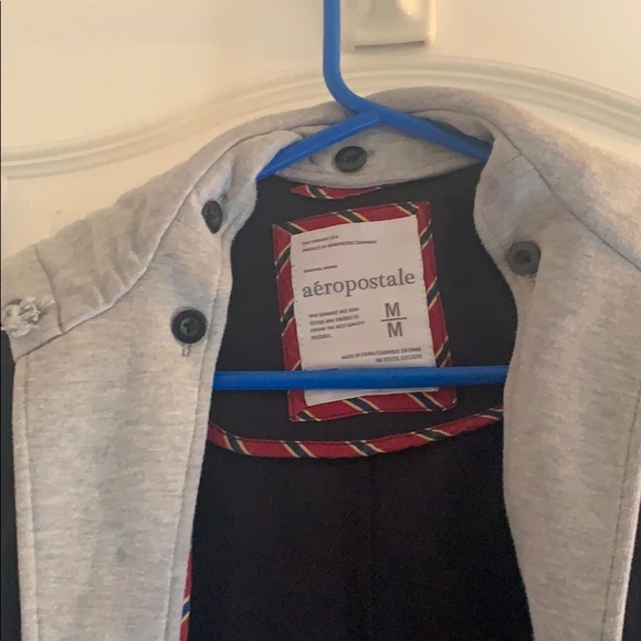 Navy Blue Blazer with Sweater Insert - Medium - Picture 3 of 8